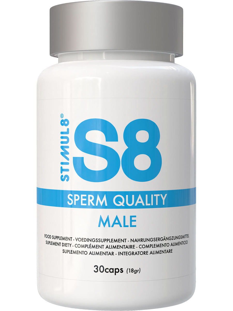 Stimul8 S8: Male Sperm Quality Caps, 30-pack
