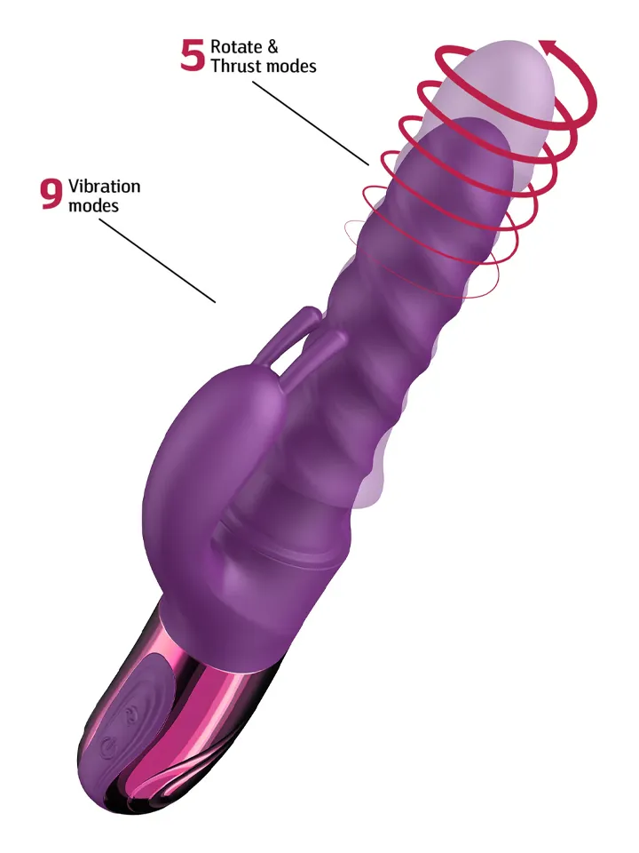 Swirl Rabbit Vibrator