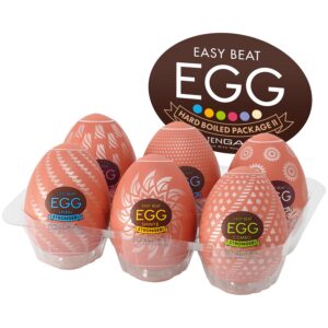 TENGA Egg Hard Boiled II Masturbator Set 6-pack - Vit