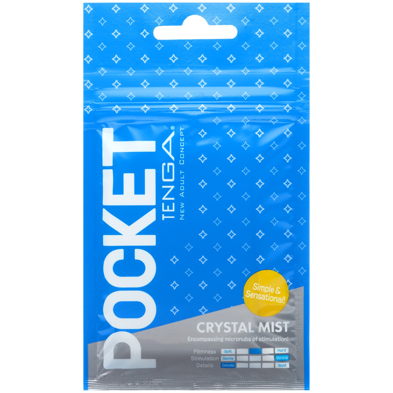 TENGA Pocket Crystal Mist Stroker - Vit