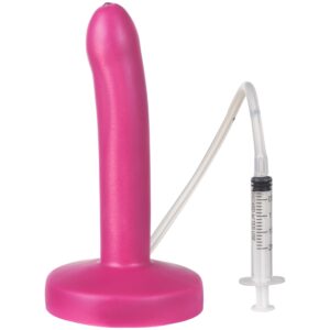 Tantus Pop Slim Squirting Dildo 15 cm - Ljusrosa