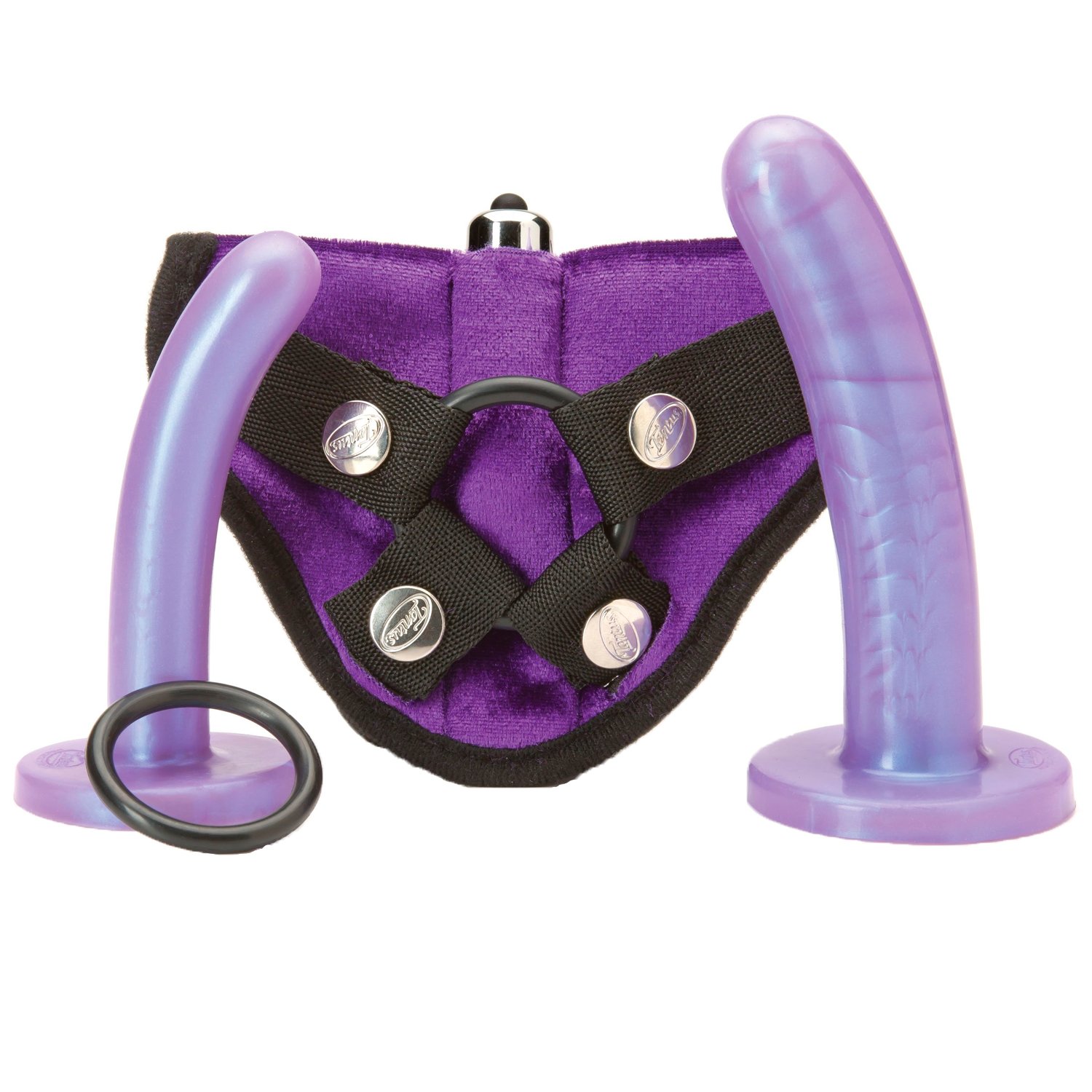 Tantus Strap-on Bend Over Intermediate Kit 17,8 cm - Lila