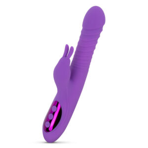 Teazers – Thrusting, Warming Rabbit Vibrator – Purple