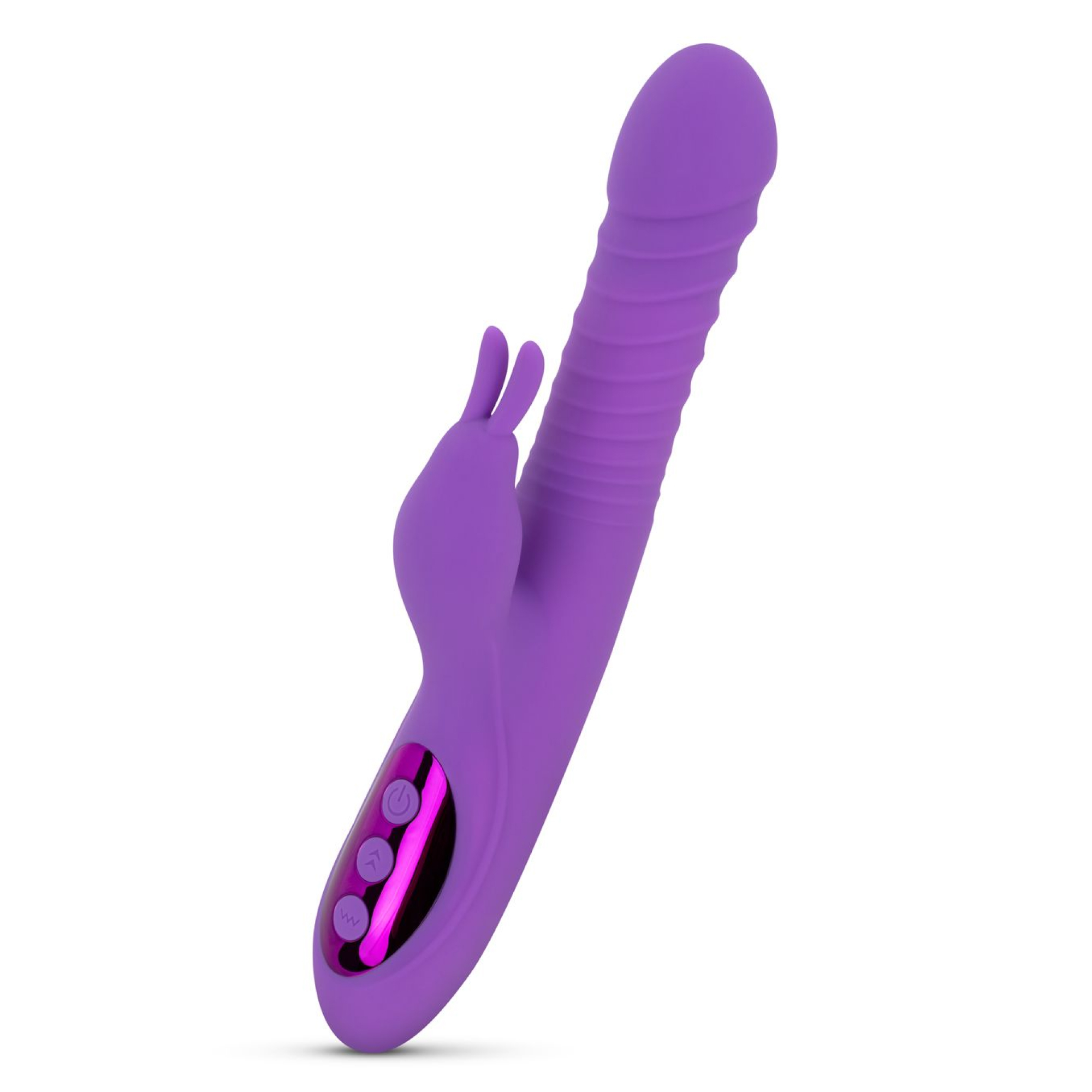 Teazers – Thrusting, Warming Rabbit Vibrator – Purple