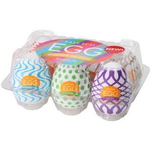 Tenga Egg Variety Wonder Masturbator 6-pack - Vit