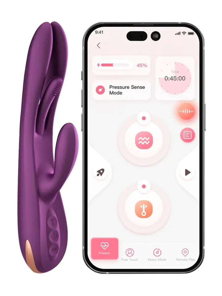 Terri App Controlled Tapping Rabbit Vibrator Appstyrd rabbitvibrator