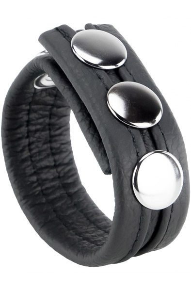 The Red Cockring En Cuir Black Penisring