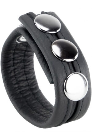The Red Cockring En Cuir Black Penisring