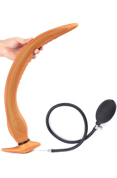 TheAssGasm Inflatable Long Plug 37 cm Uppblåsbar dildo