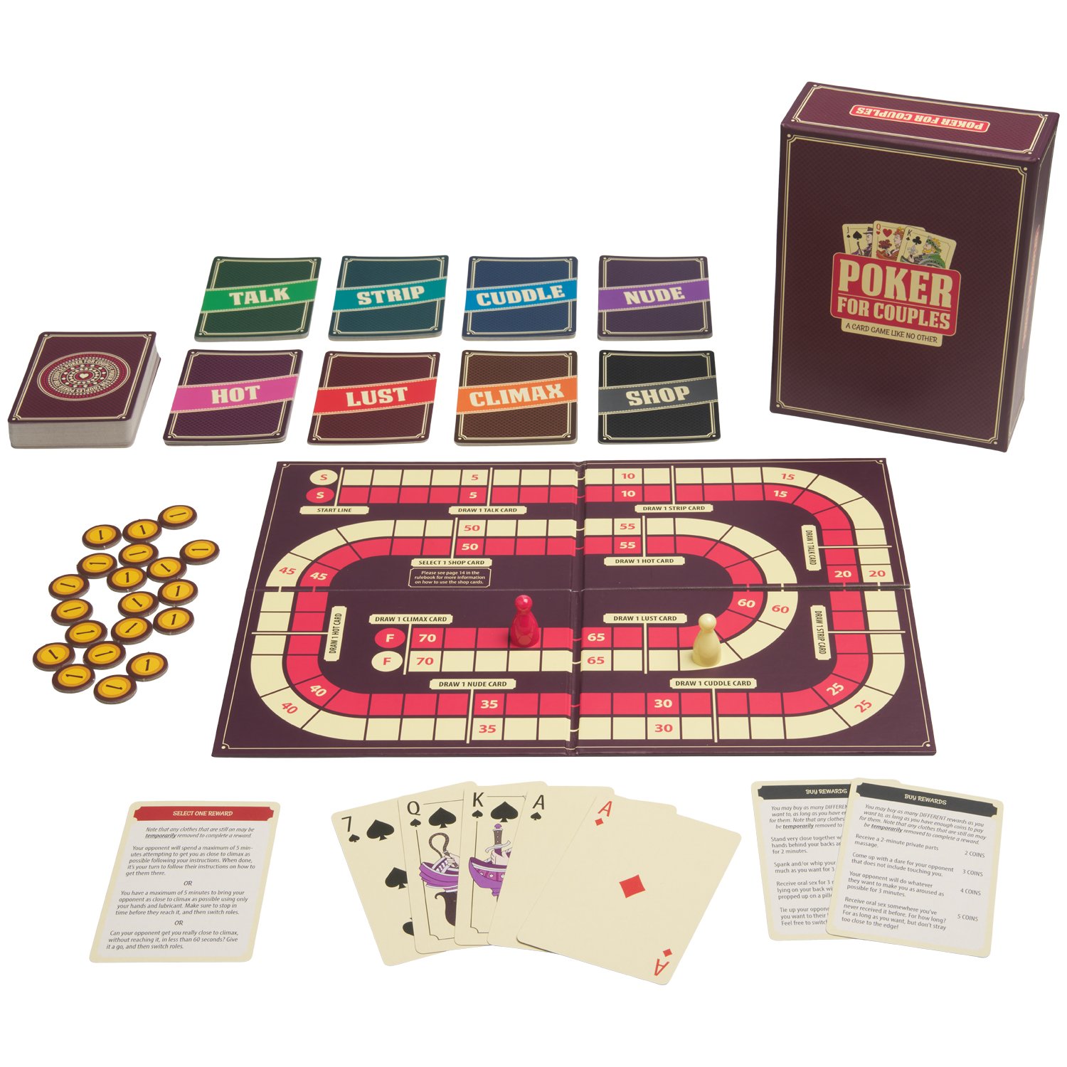 Tingletouch Games Poker för par - Blandade färger