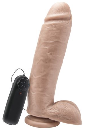 ToyJoy Dildo With Balls Vibrator 25,5 cm Dildo med vibrator