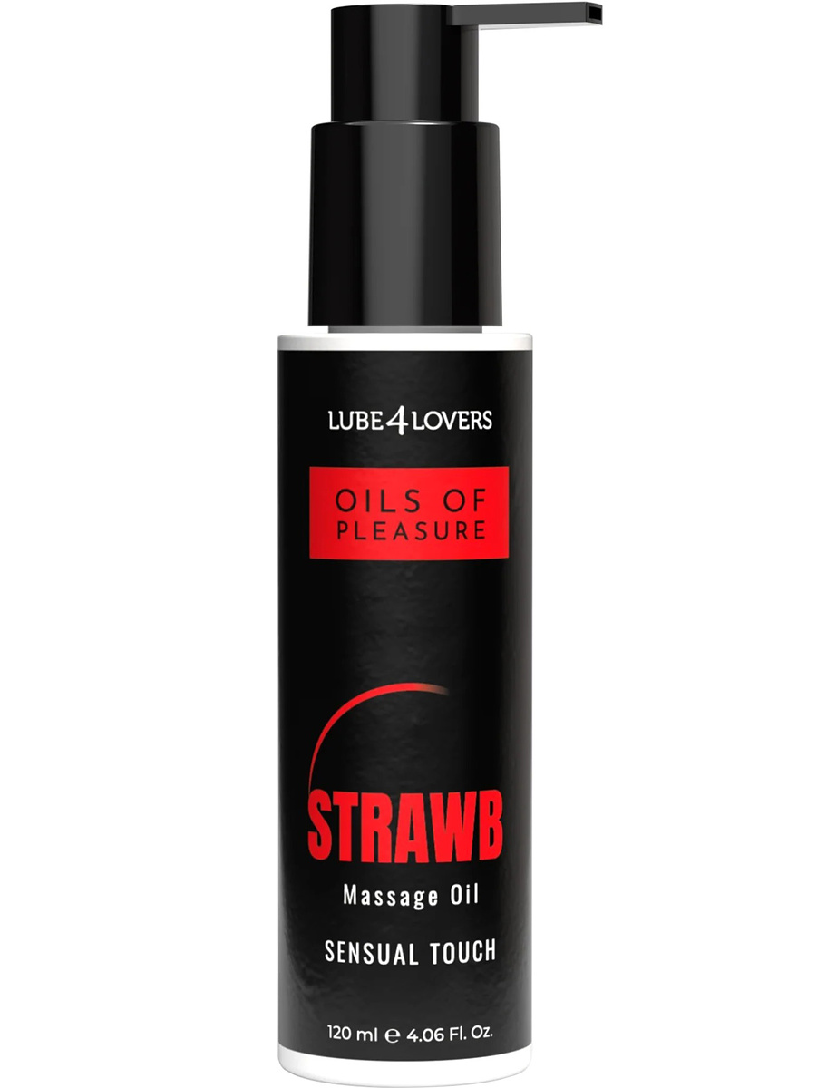 Toyz4Lovers: Oils Of Pleasure Massageolja, Jordgubb