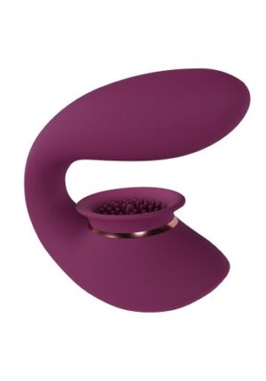 Twitch 3 Vibrator and Suction, Burgundy
