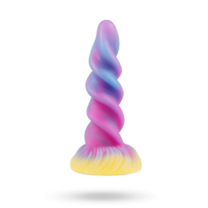 Unicorn Spiral Luminescent Dildo 21,5 cm