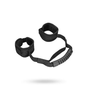 Velvet & Velcro justerbara handbojor med handtag