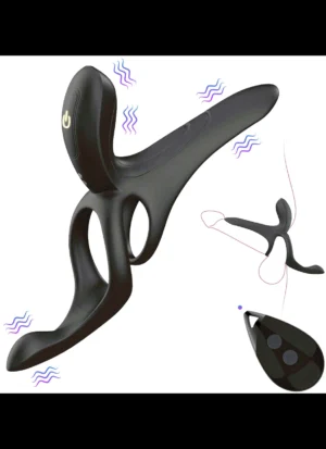 Vibrating Cock Ring With Clitoral Stimulation Penisring med vibrator