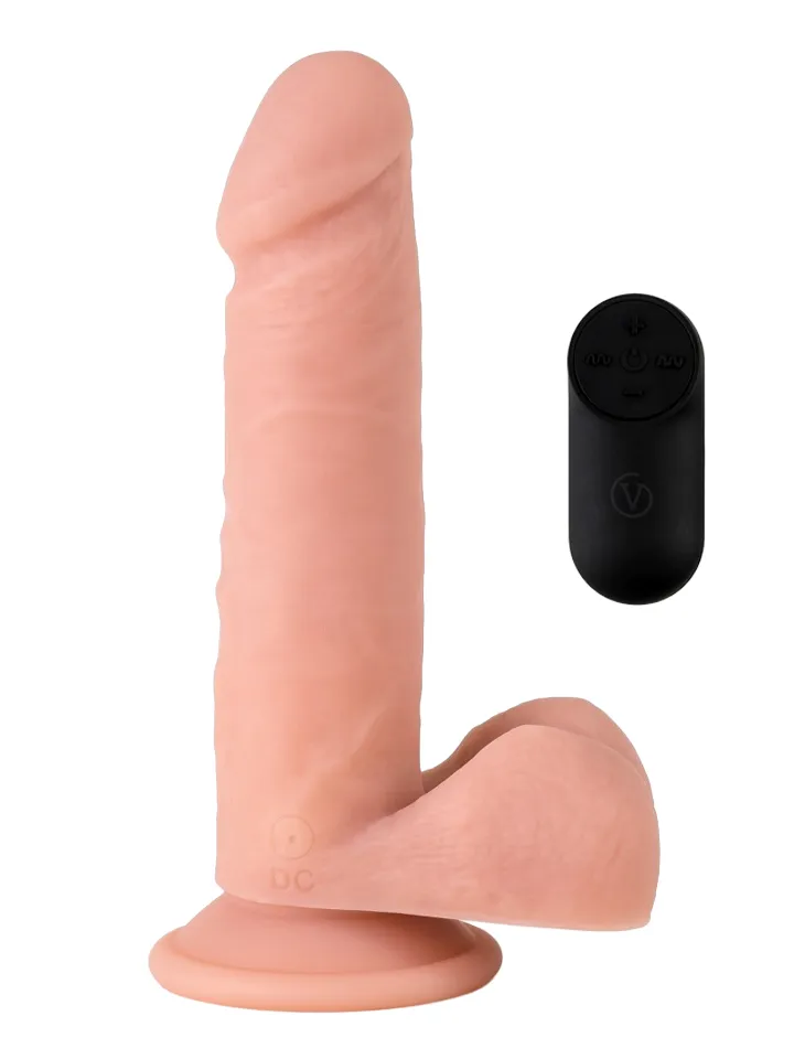 Vibrating Dildo With Remote 21 cm Dildo med vibrator