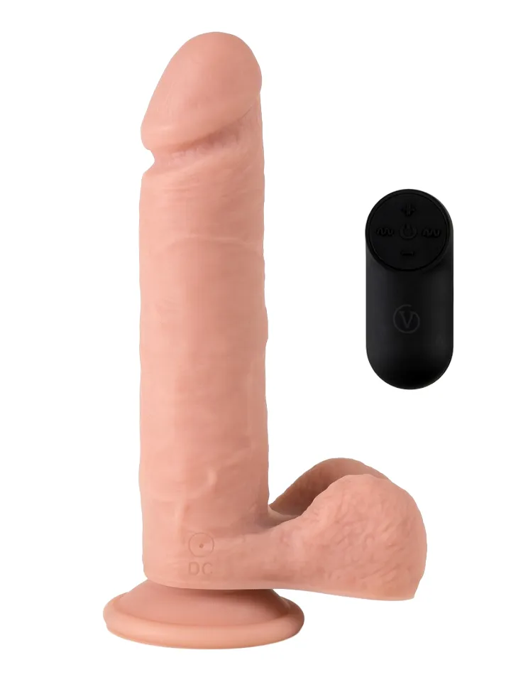 Vibrating Dildo With Remote 23 cm