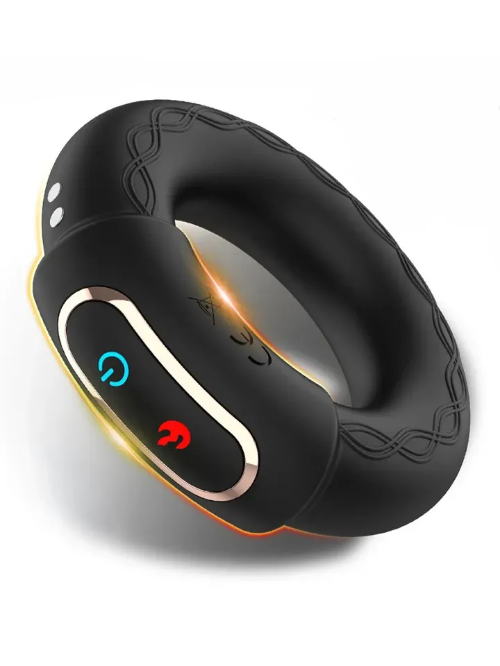 Vibrating Penis Ring With Heating Function