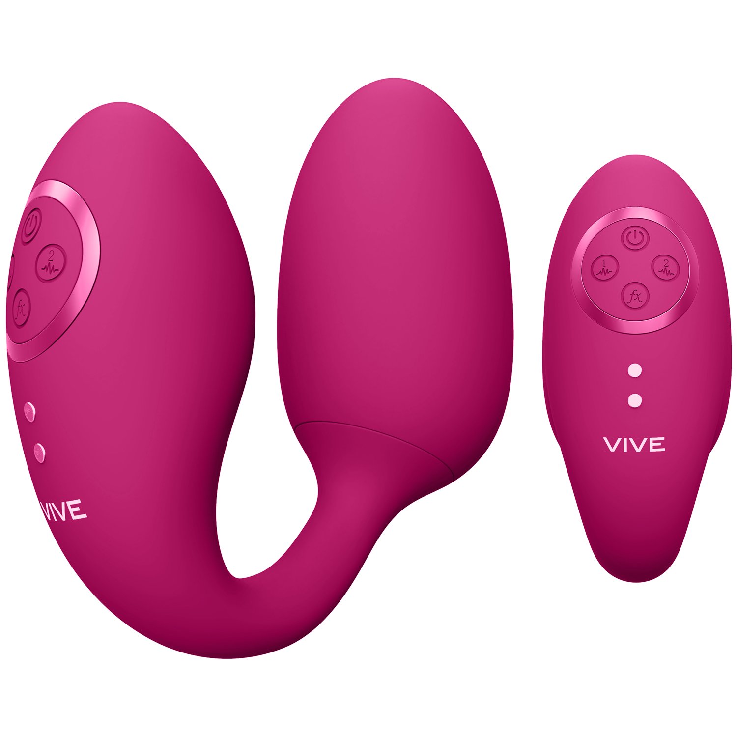 Vivishine Vive Aika Double-Action Pulserande & Vibrerande Ägg - Rosa