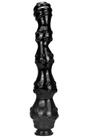 Weep Dildo Black 41 cm Grövre analdildo