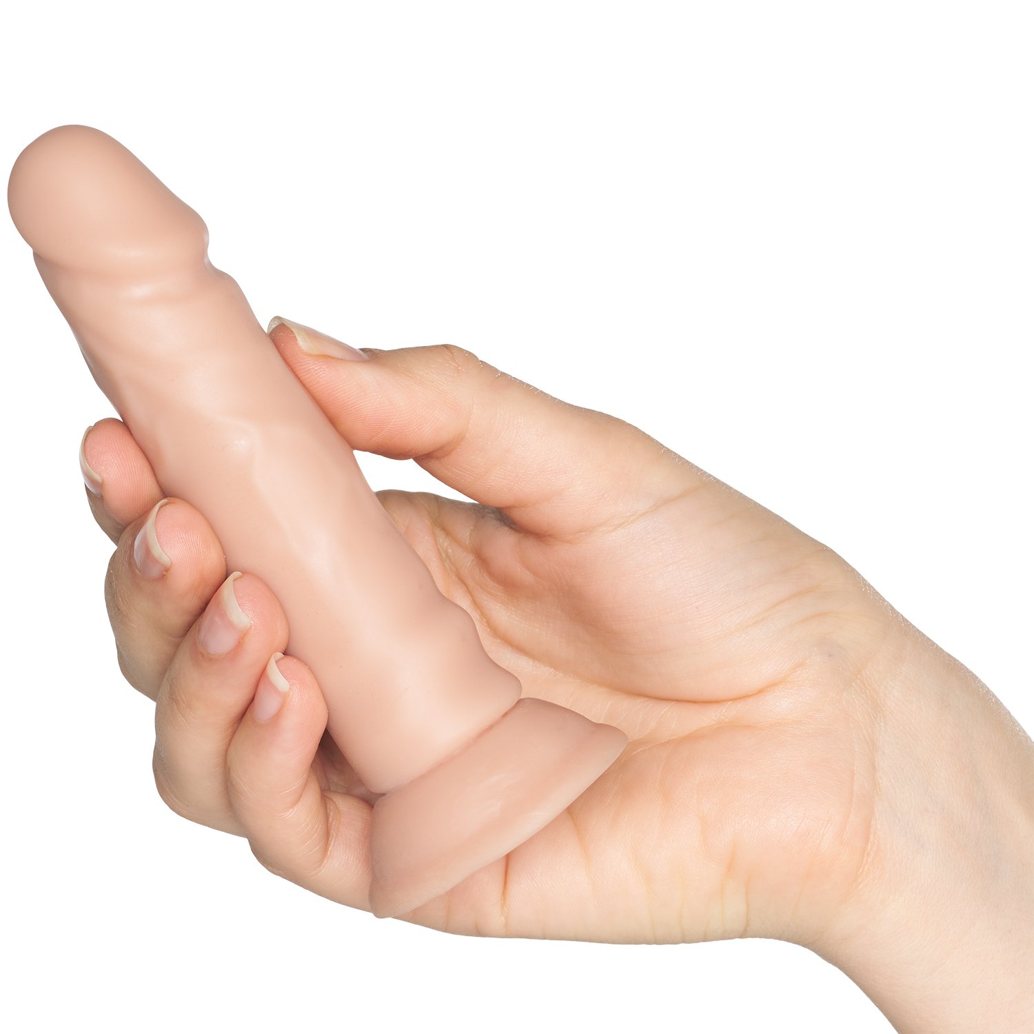 Willie City Realistisk Dildo med Sugpropp 13 cm - Nude
