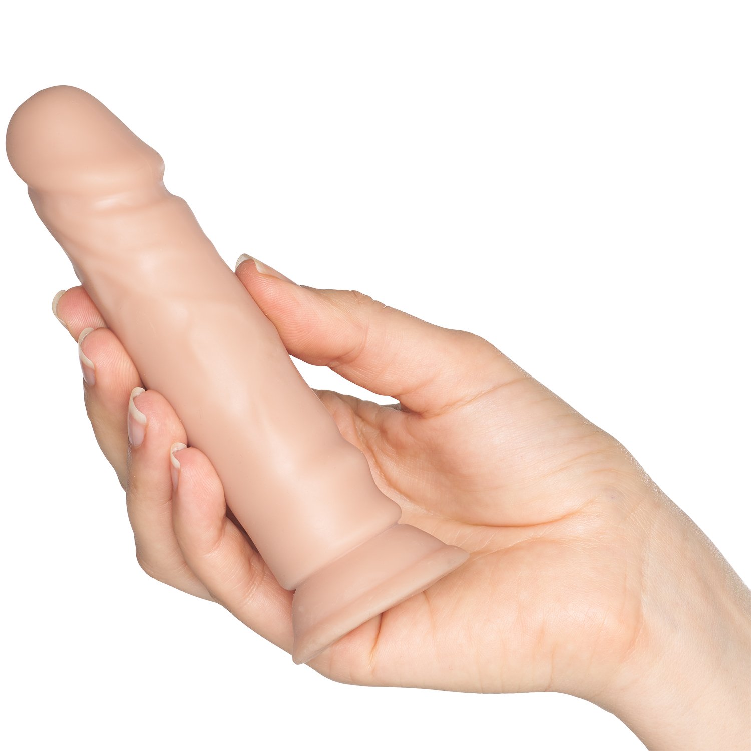 Willie City Realistisk Dildo med Sugpropp 15 cm - Nude