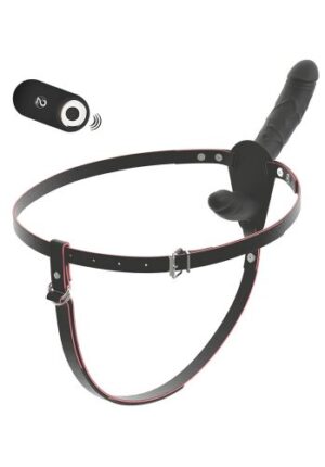 Wireless Vibrating Double Strap-On