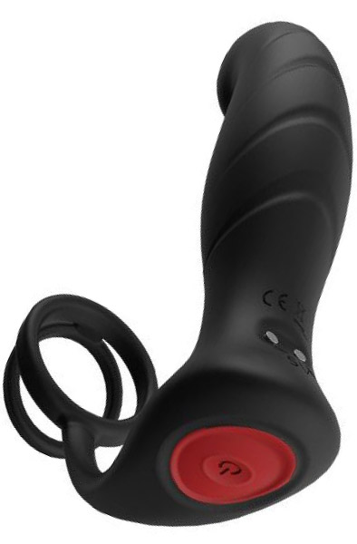 Yell Vibrating Prostate Massager With Cock Ring Prostatavibrator